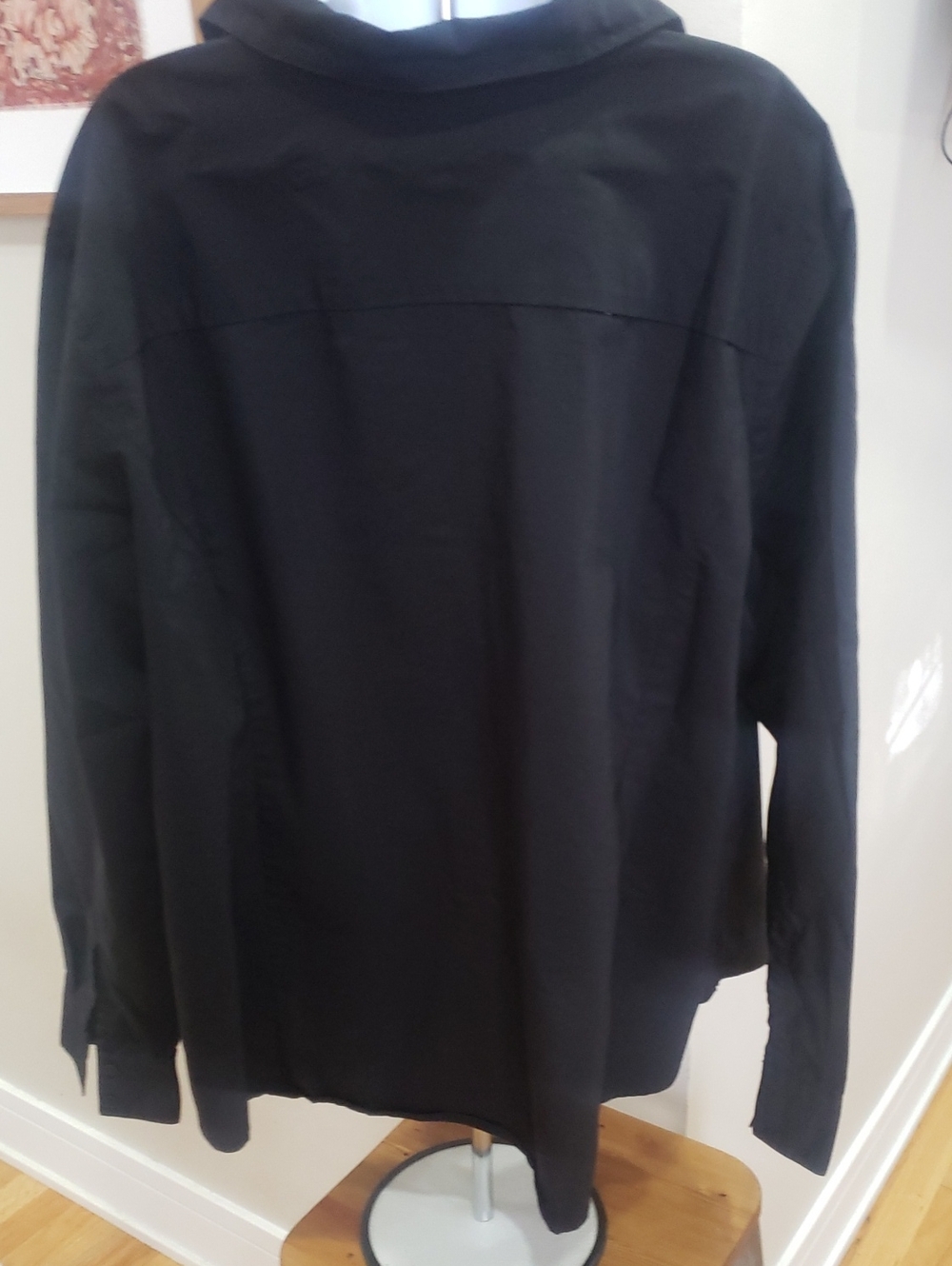 George Women's Black Button-Down Shirt, 4X Size 26-28 - Picture 4 of 12